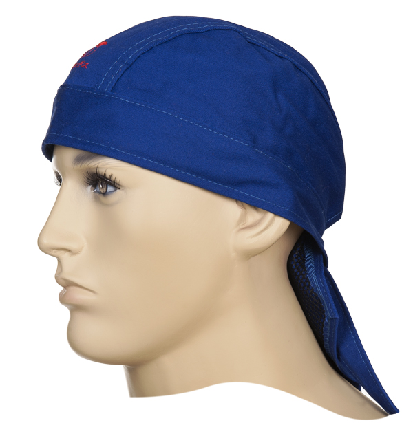 Weldas Kopfschutz Fire Fox Doo-Rag blau